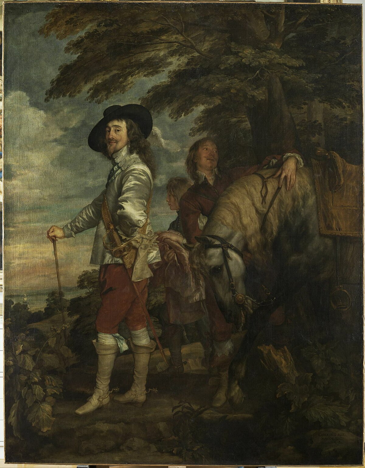Original painting: Charles I at the Hunt