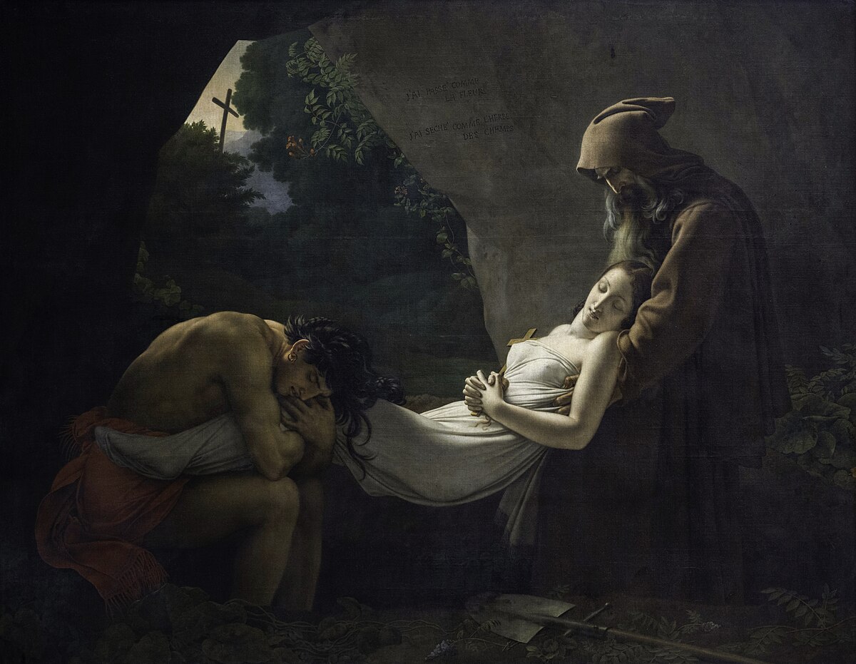 Original painting: The Entombment of Atala