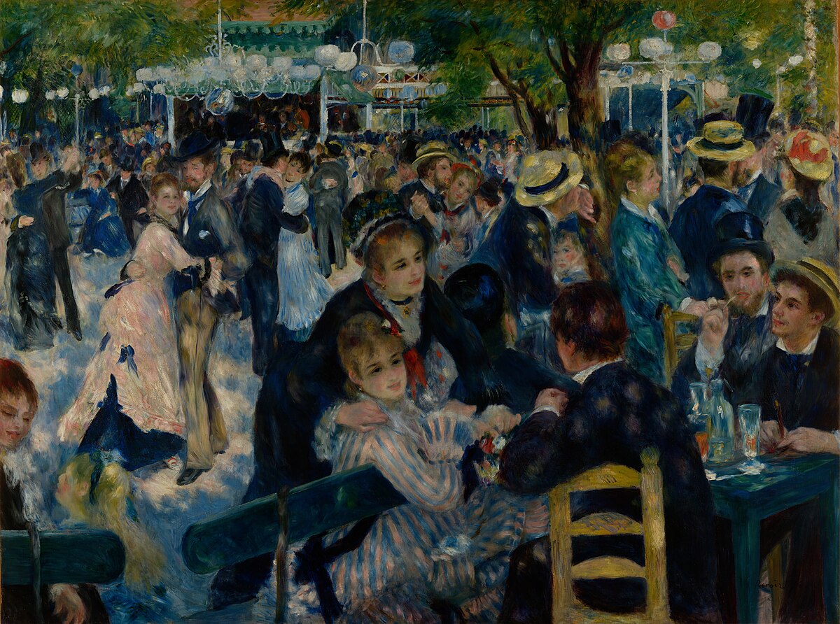 Original painting: Dance at Le Moulin de la Galette
