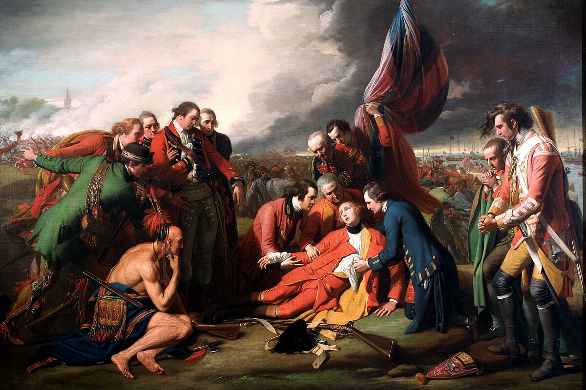 Original painting: The Death of General Wolfe