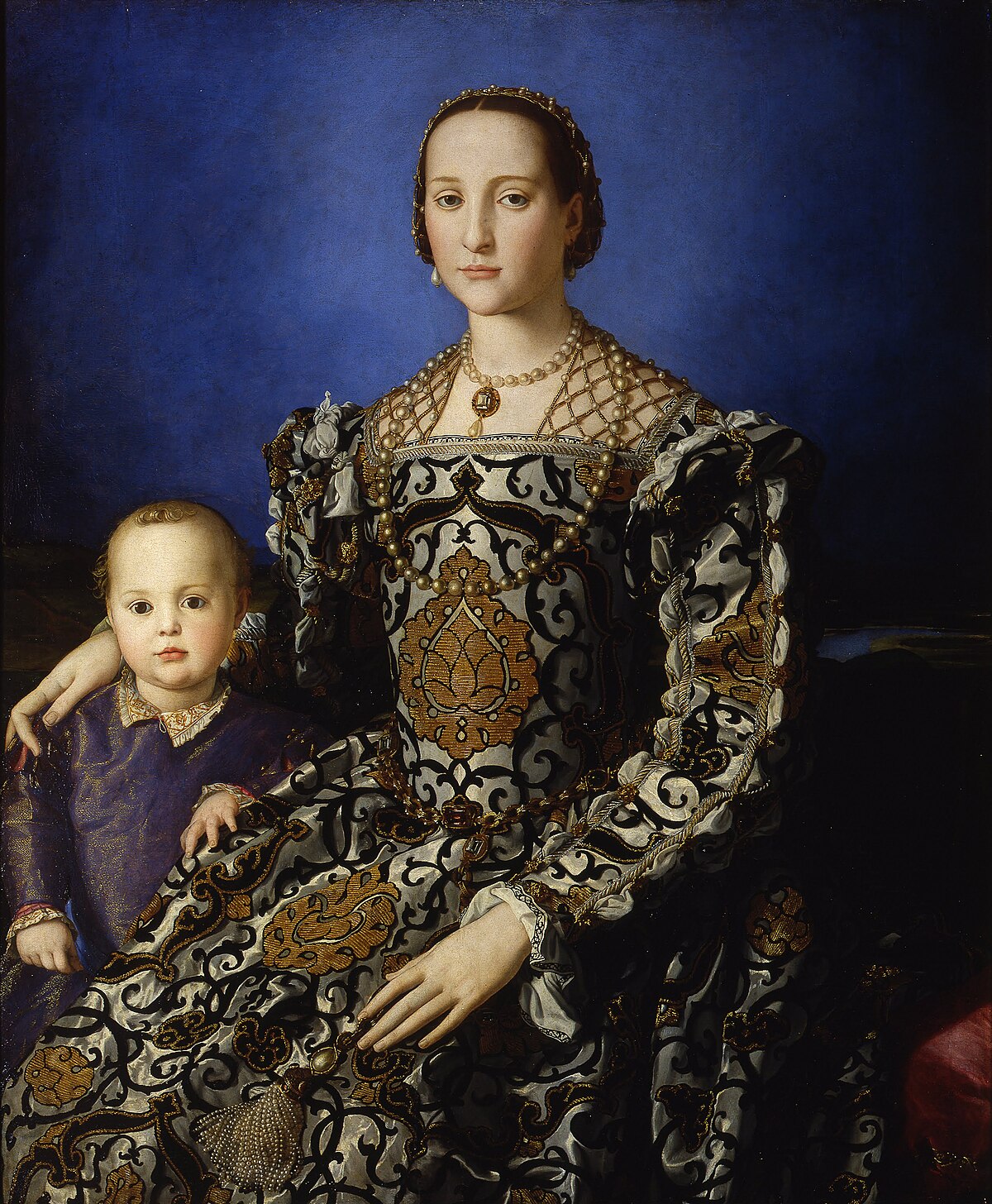 Original painting: Eleanor of Toledo with Her Son Giovanni