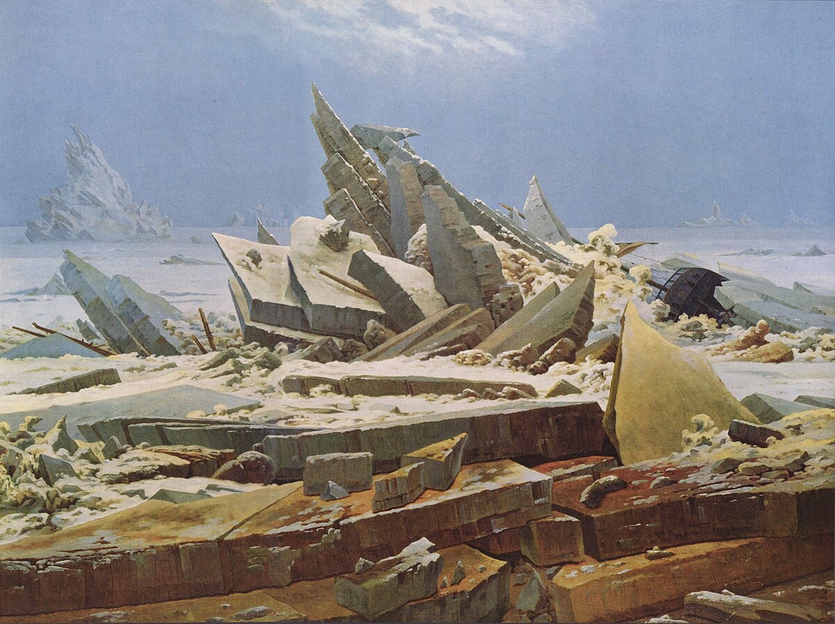Original painting: The Sea of Ice