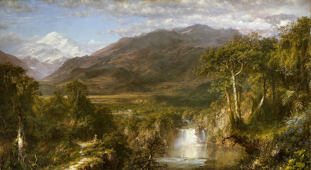 Original painting: The Heart of the Andes