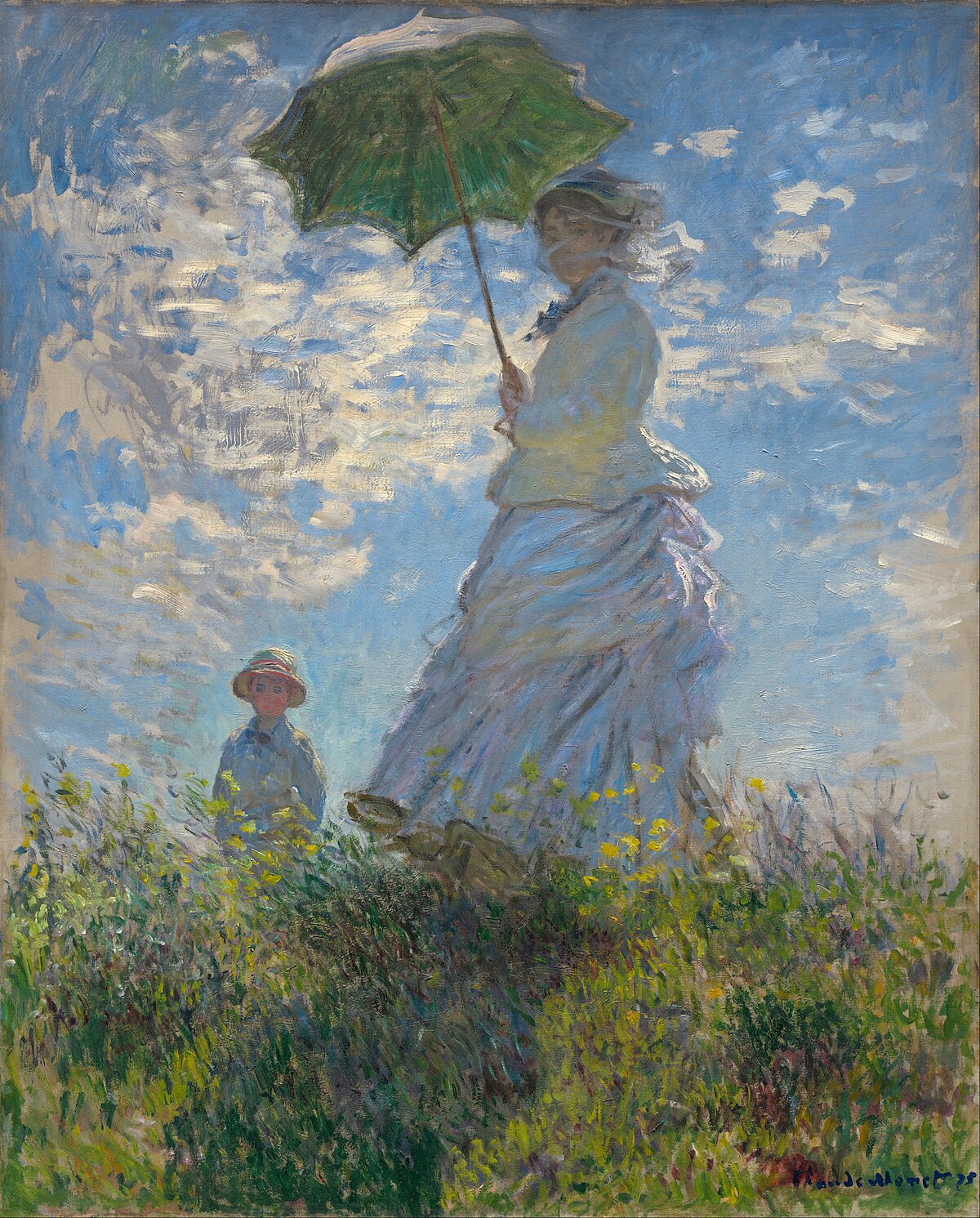 Original painting: Woman with a Parasol