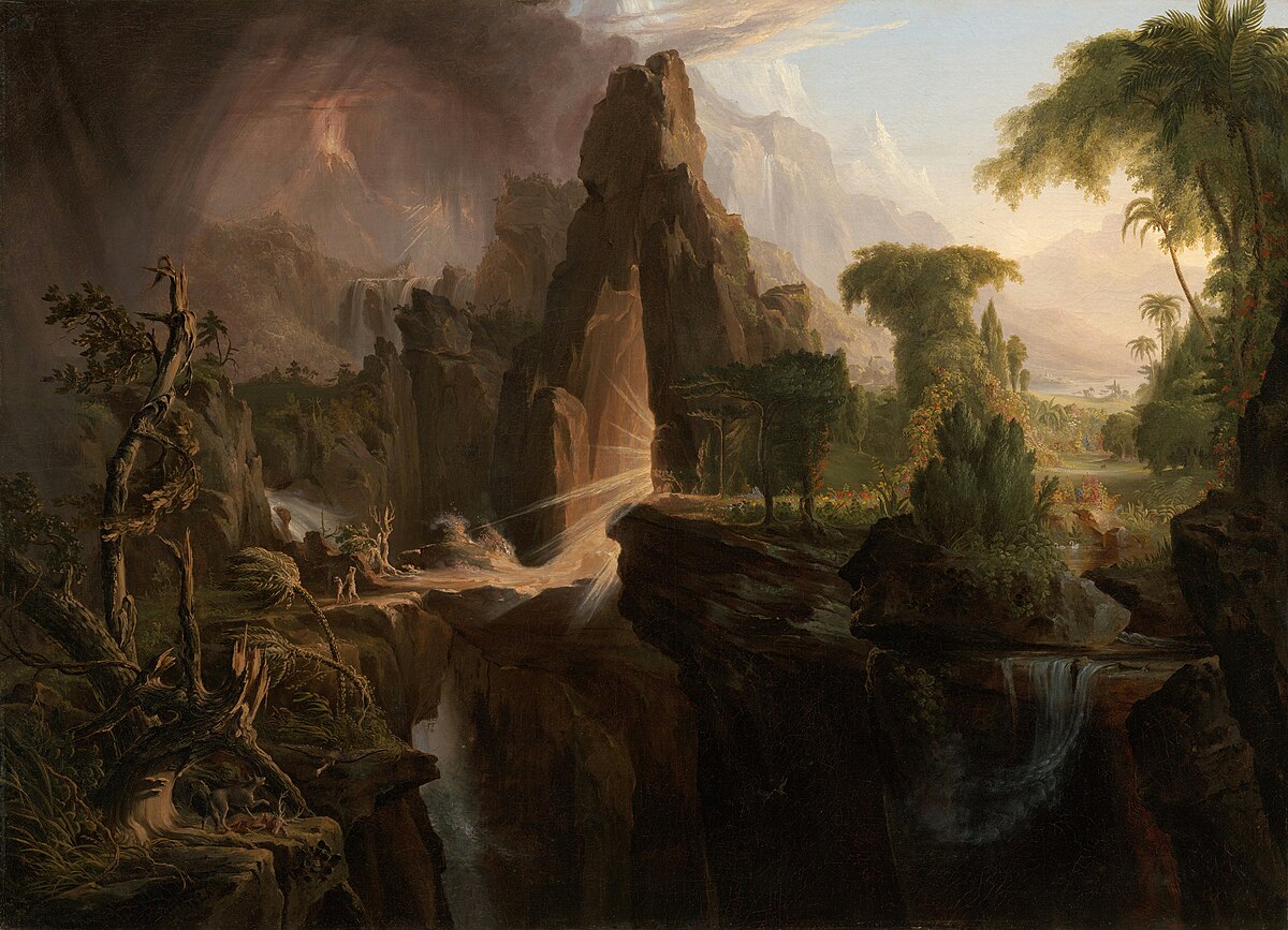 Original painting: Expulsion from the Garden of Eden