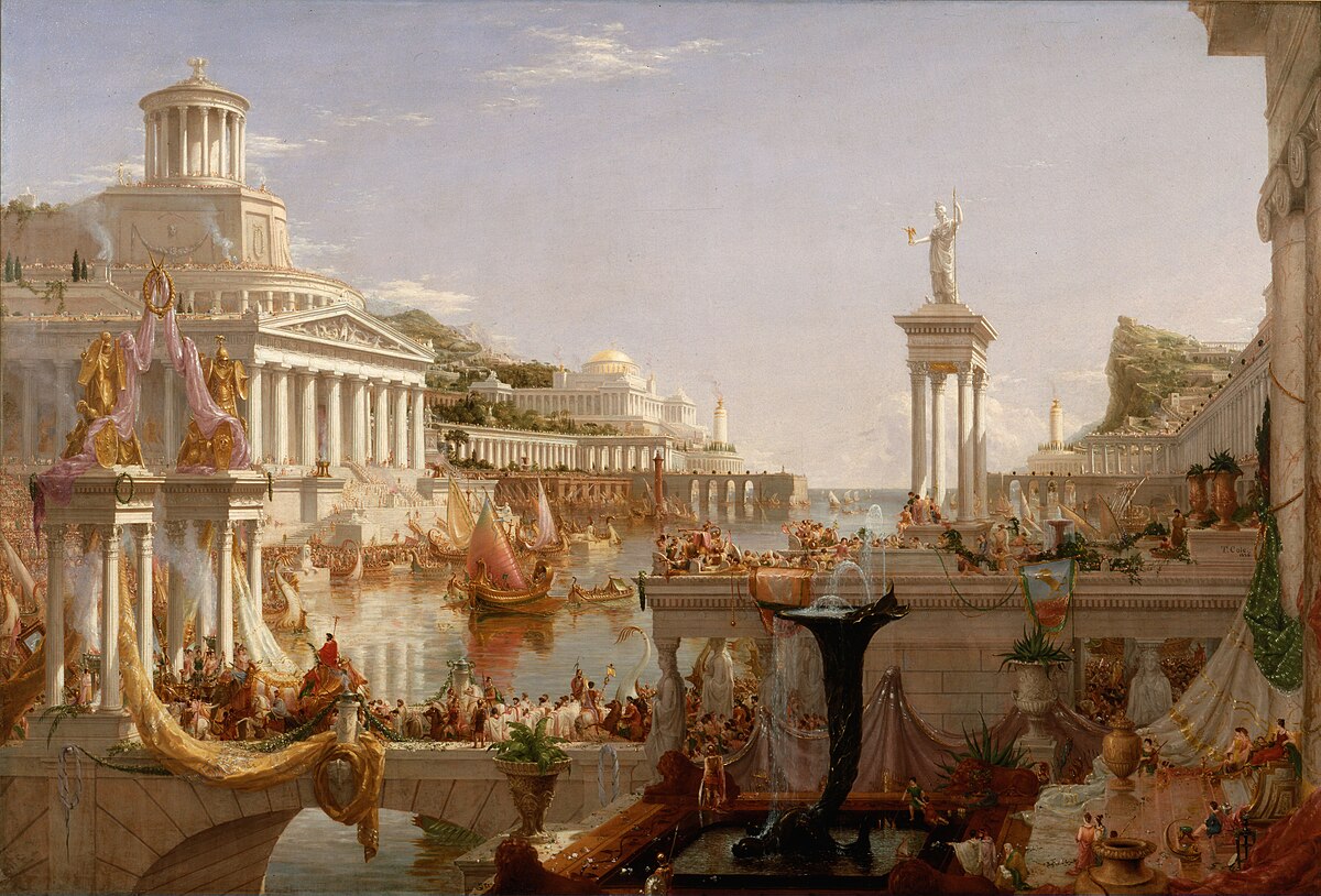 Original painting: The Course of Empire: Consummation