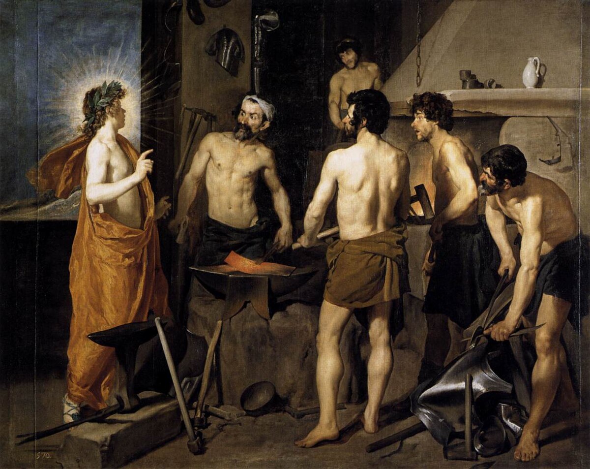 Original painting: The Forge of Vulcan