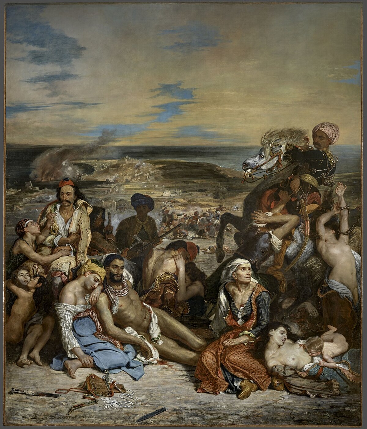 Original painting: The Massacre at Chios