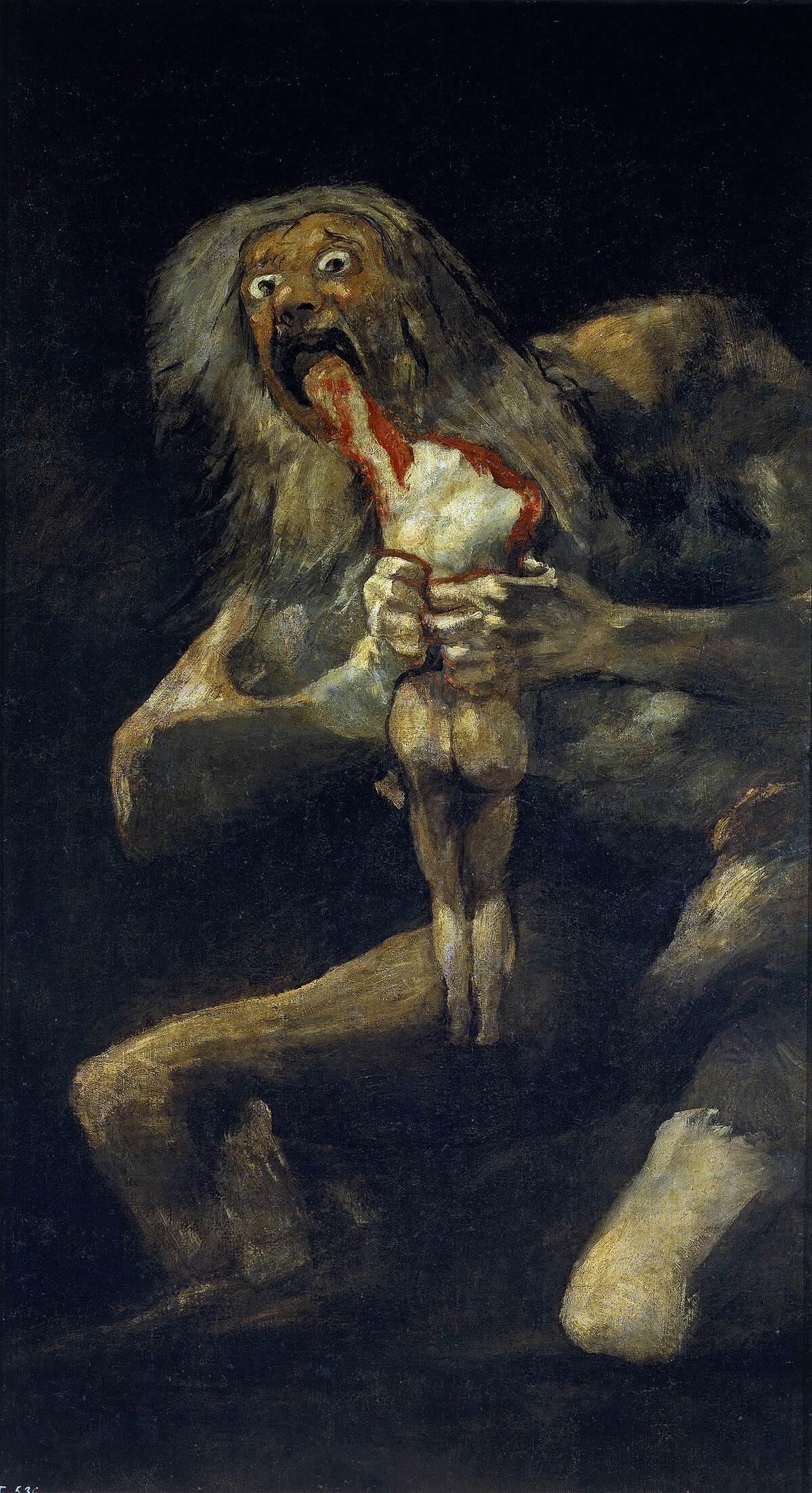 Original painting: Saturn Devouring His Son