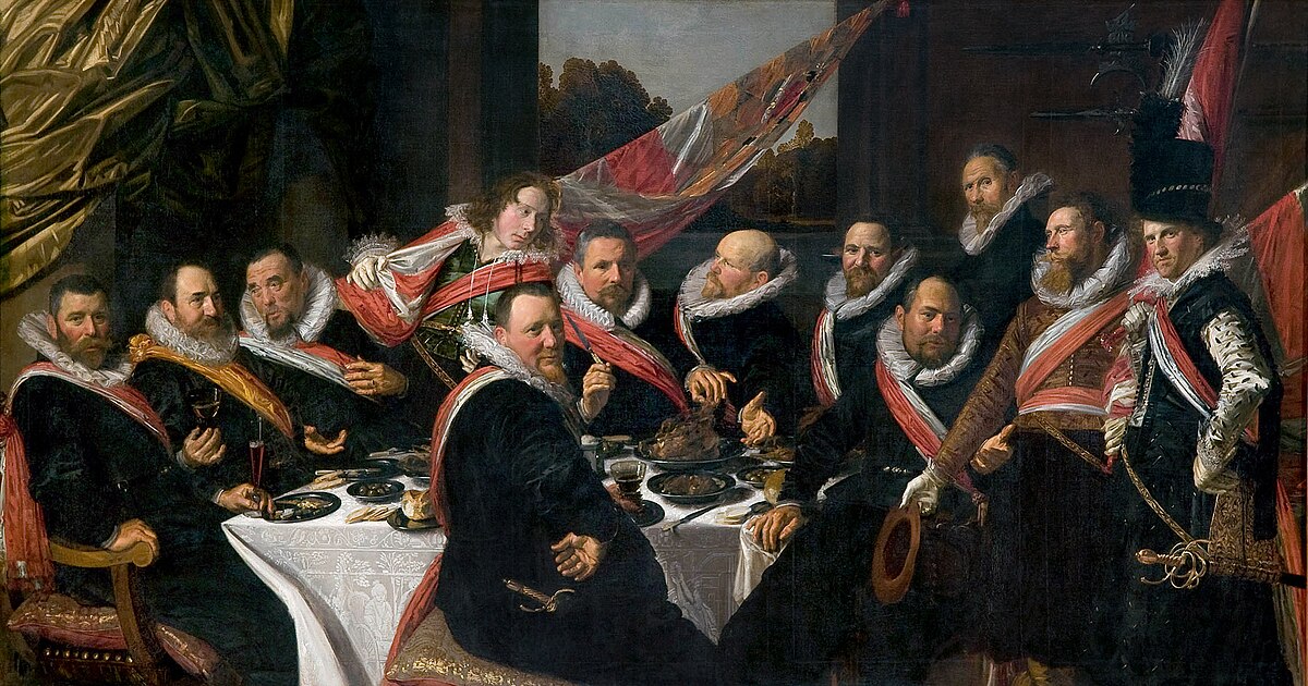 Original painting: Banquet of the Officers of the St George Civic Guard