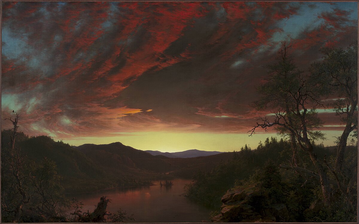 Original painting: Twilight in the Wilderness