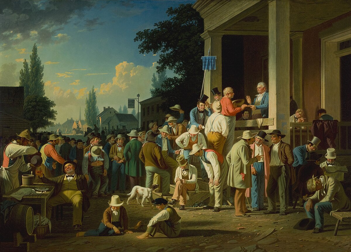 Original painting: The County Election