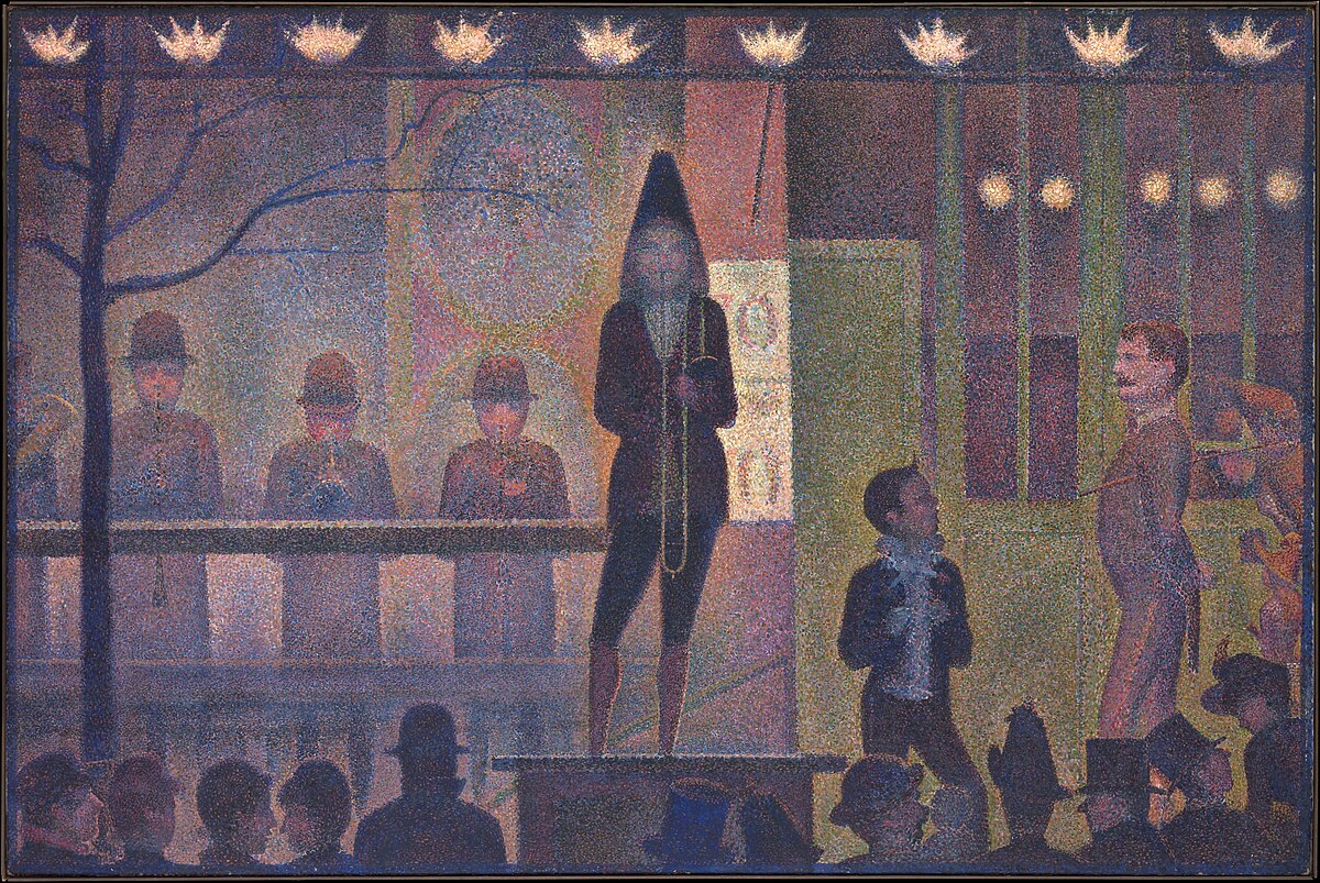 Original painting: Circus Sideshow (Parade de cirque)