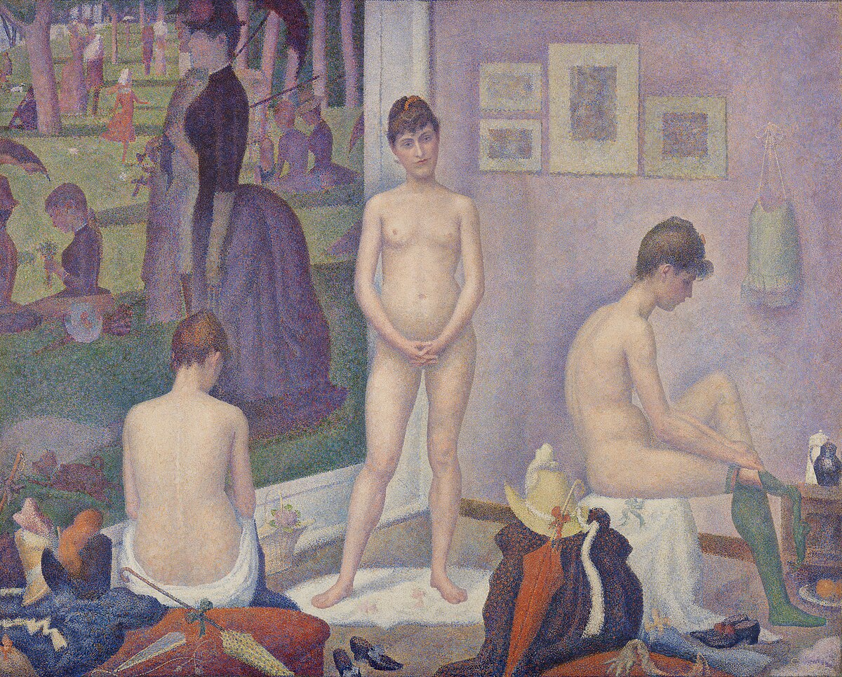 Original painting: Models (Poseuses)
