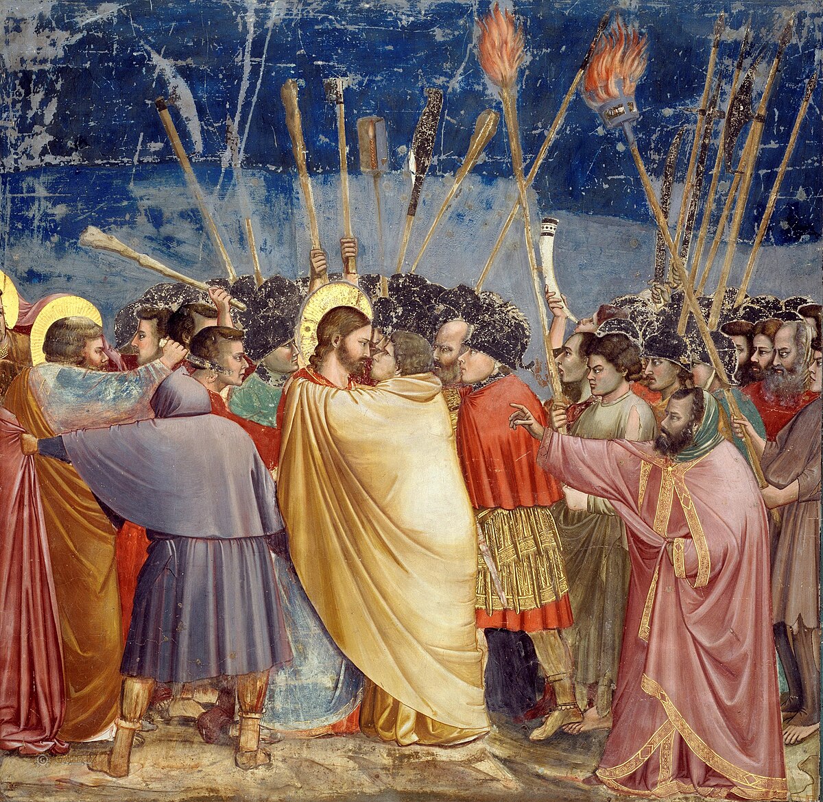 Original painting: The Arrest of Christ (Kiss of Judas)