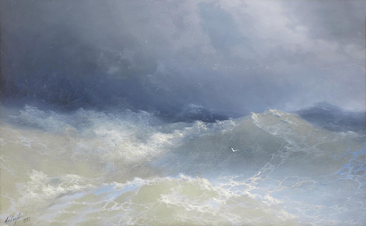 Original painting: Among the Waves