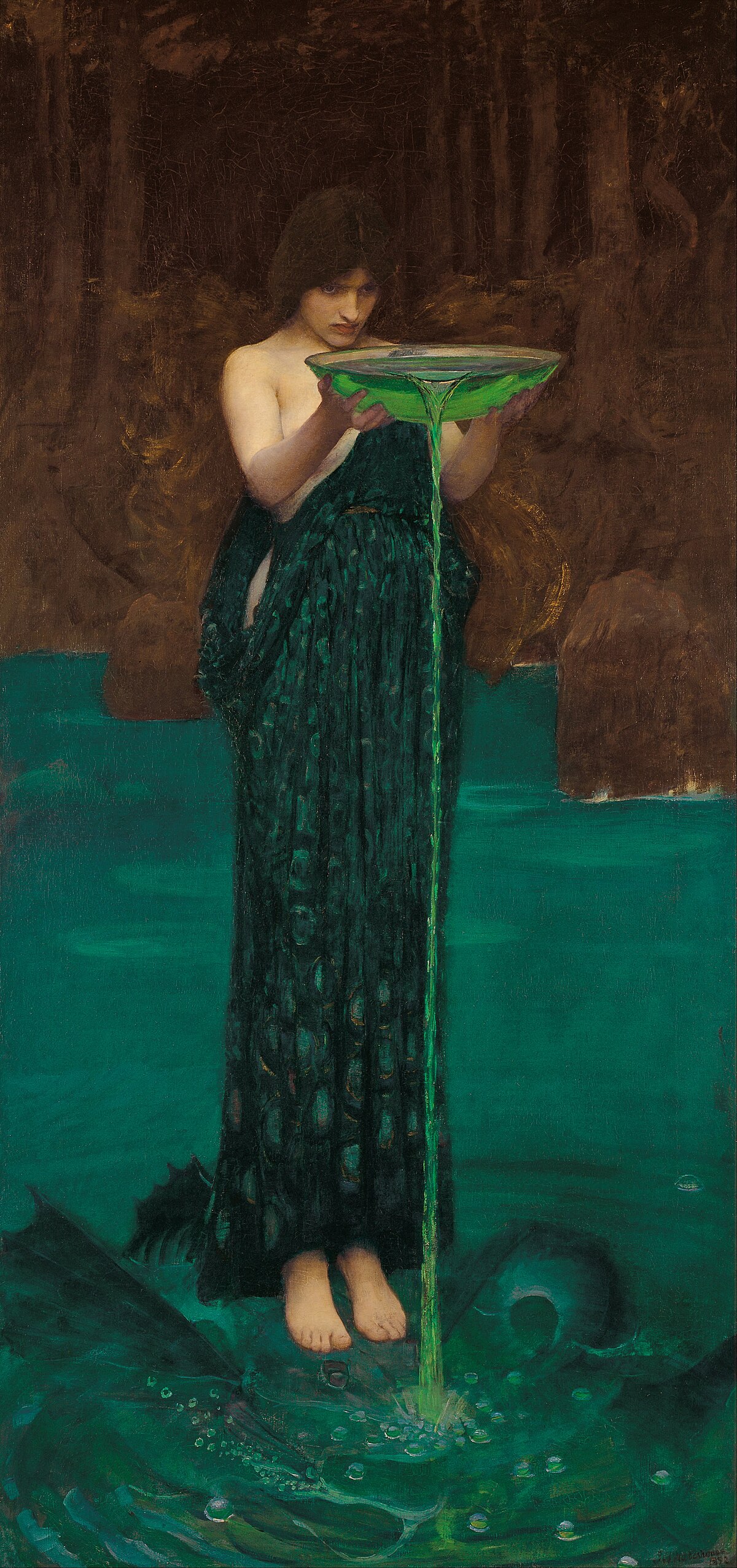 Original painting: Circe Invidiosa