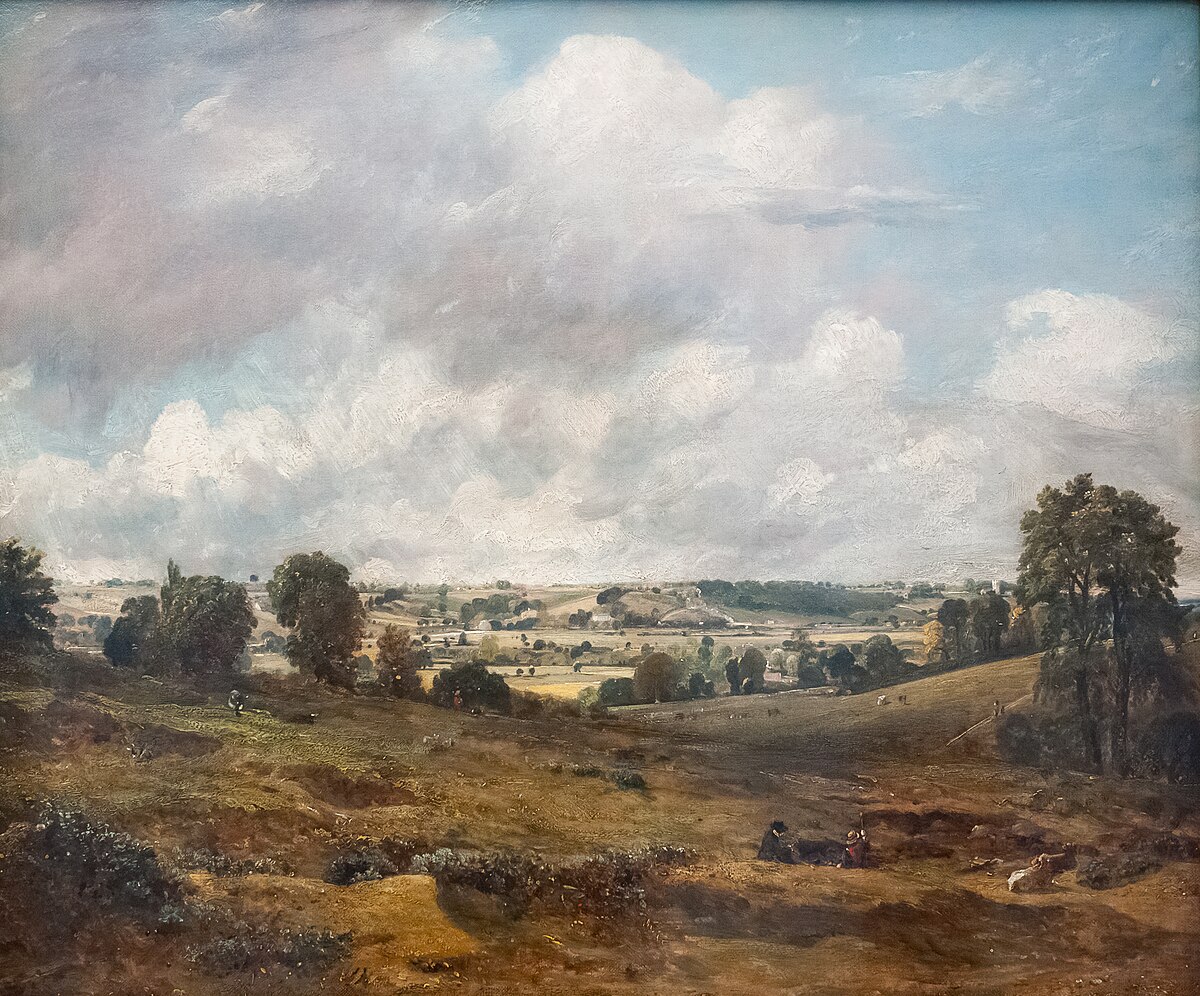 Original painting: View of Dedham Vale from East Bergholt