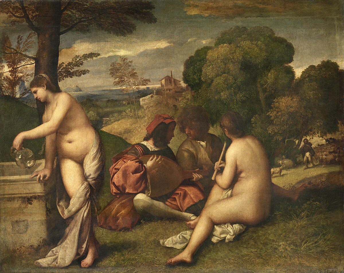 Original painting: Pastoral Concert
