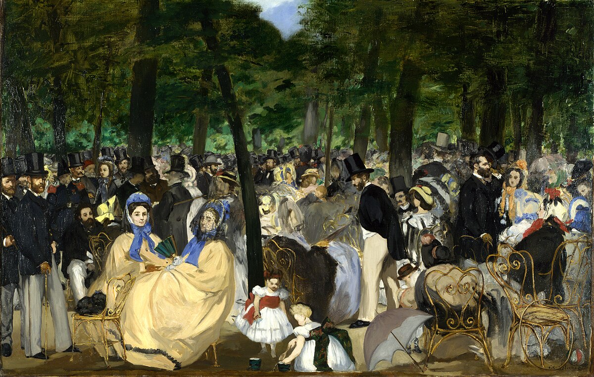 Original painting: Music in the Tuileries