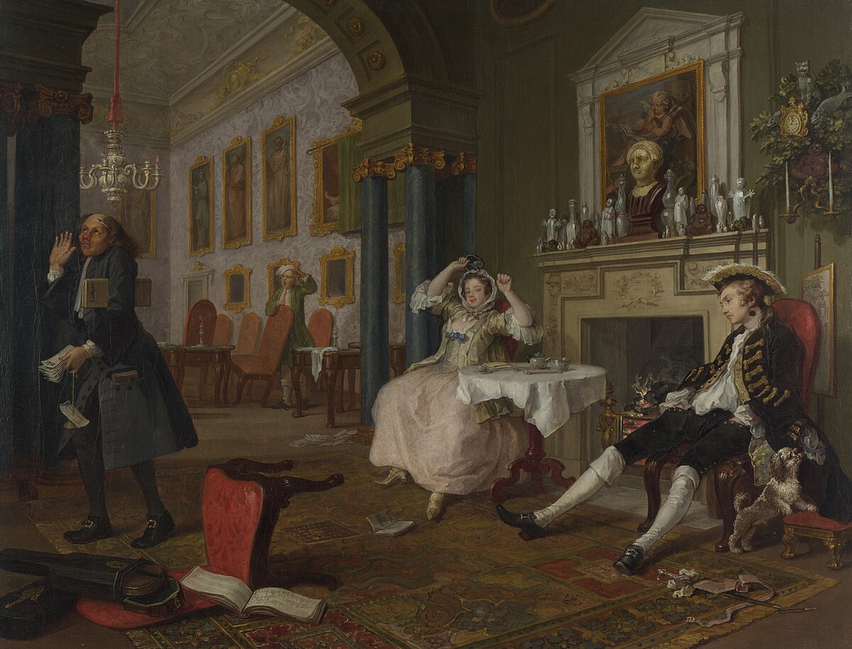 Original painting: Marriage A-la-Mode: The Tête à Tête