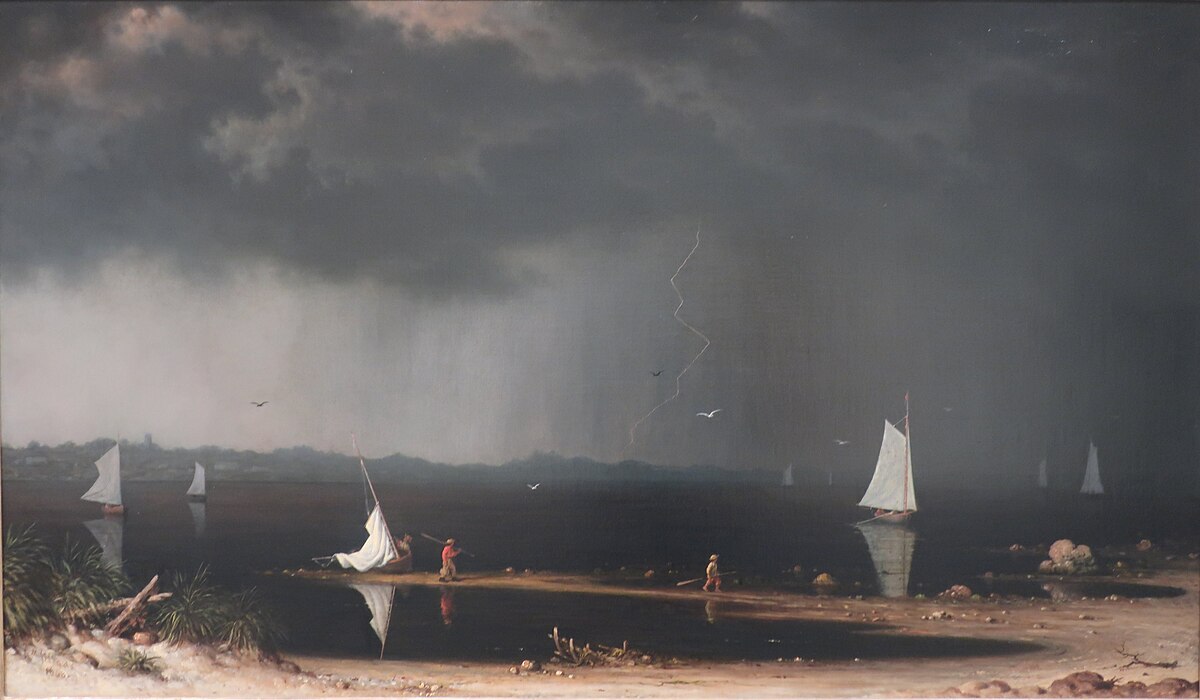 Original painting: Thunder Storm on Narragansett Bay