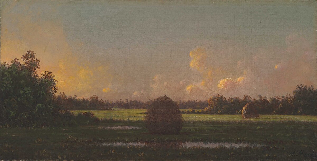 Original painting: Haystacks