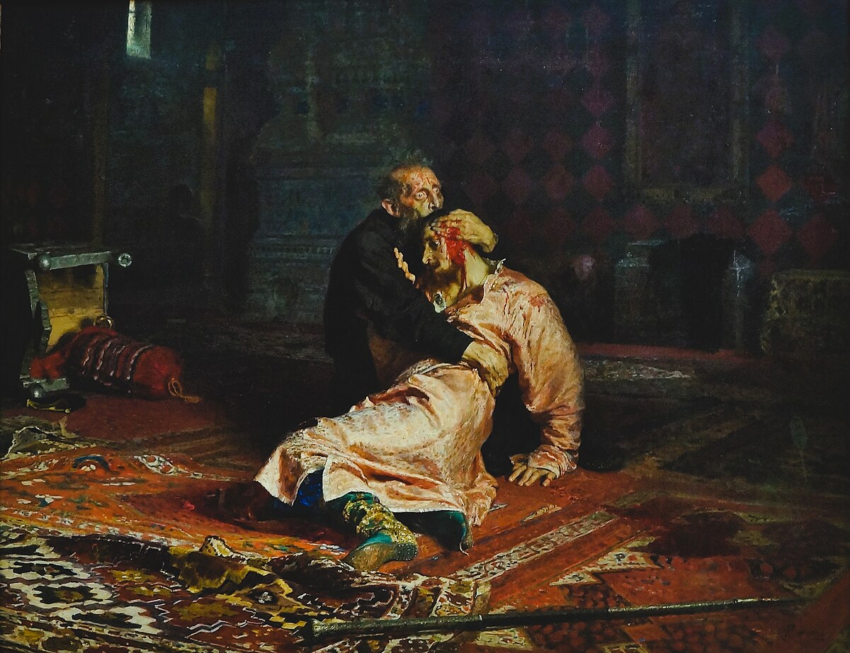 Original painting: Ivan the Terrible and His Son Ivan