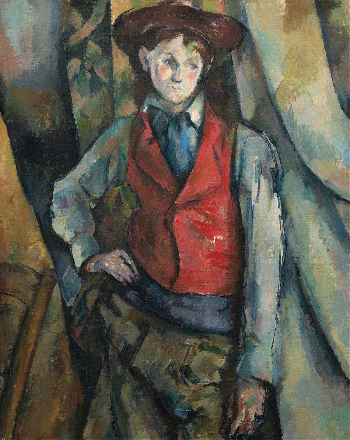 Original painting: Boy in a Red Waistcoat