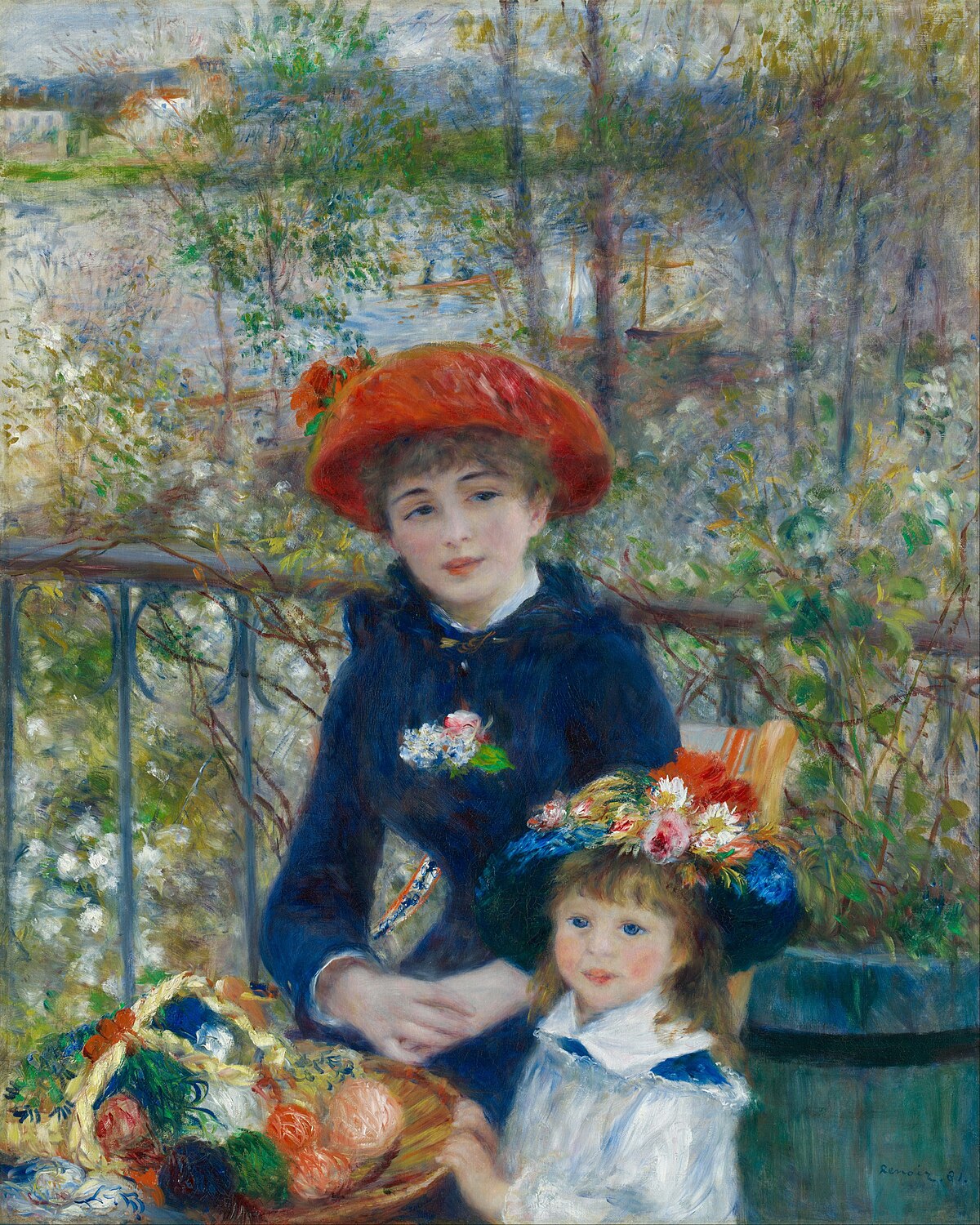 Original painting: Two Sisters (On the Terrace)