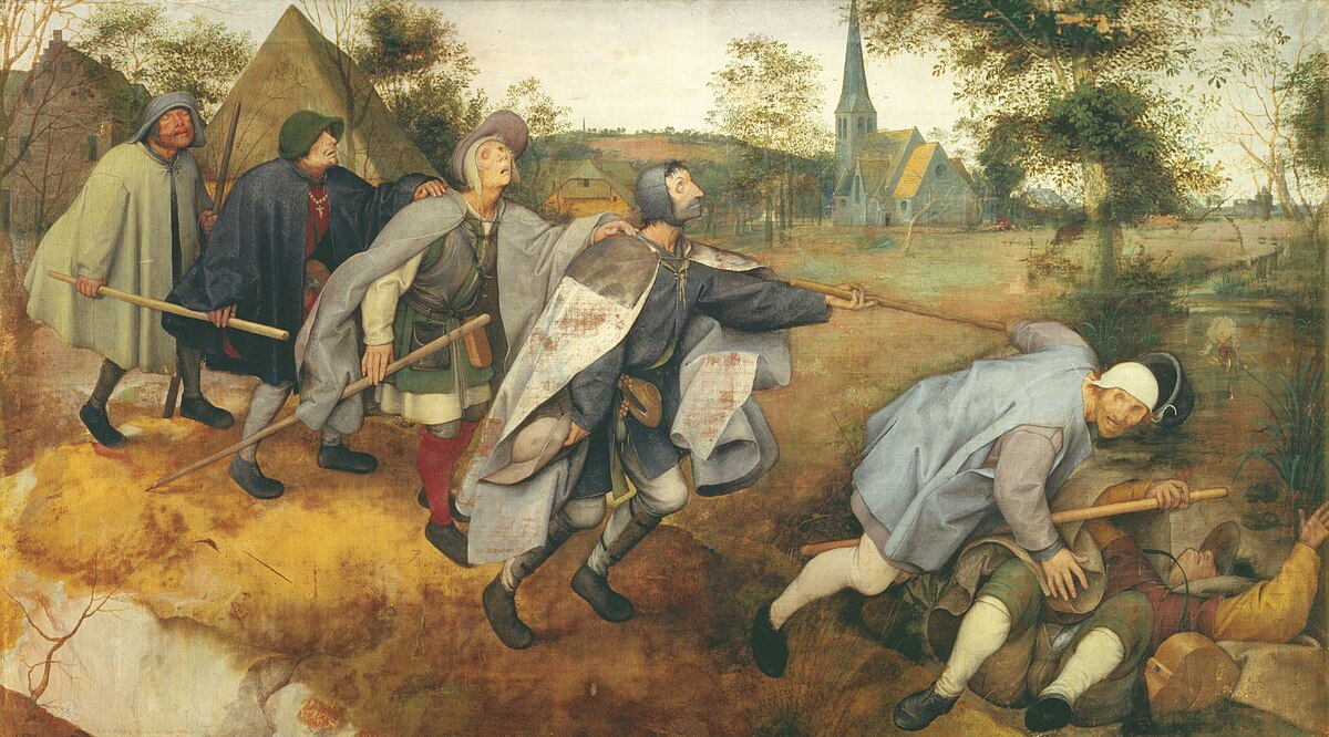 Original painting: The Blind Leading the Blind