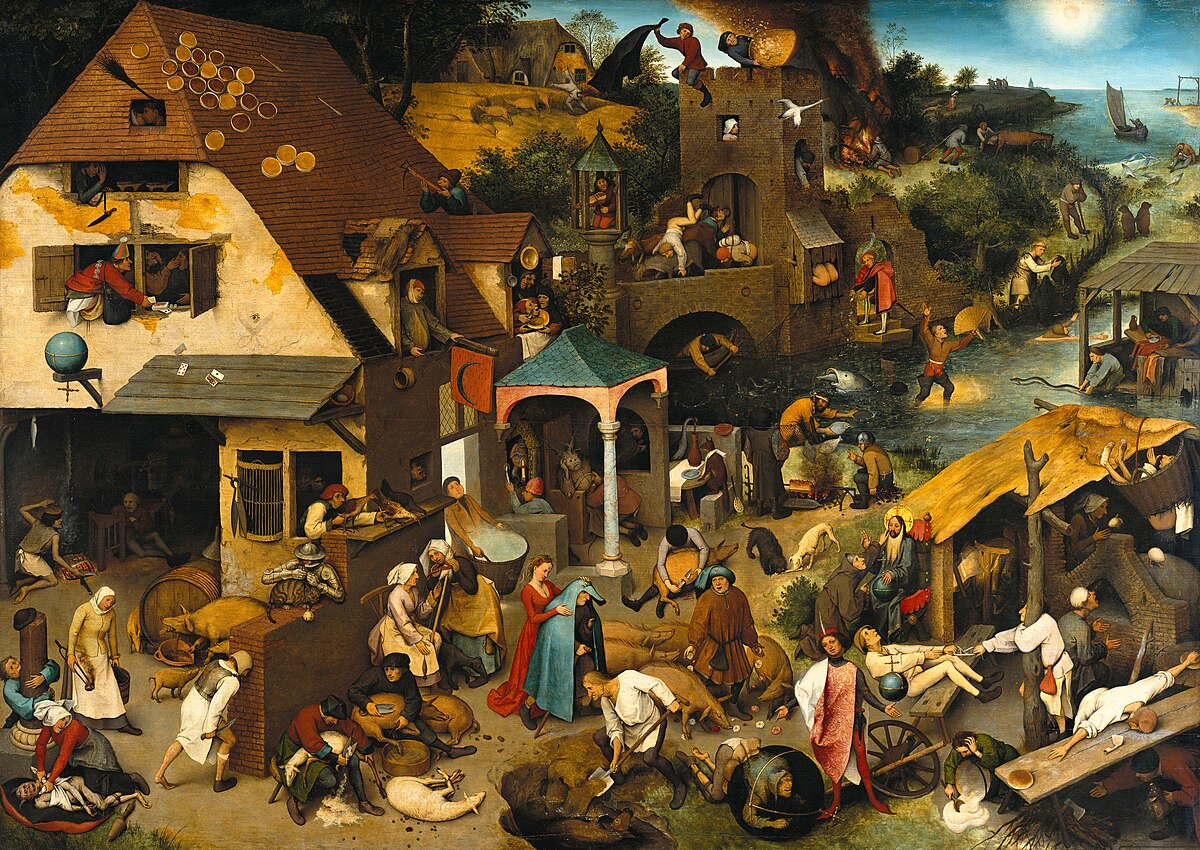 Original painting: Netherlandish Proverbs