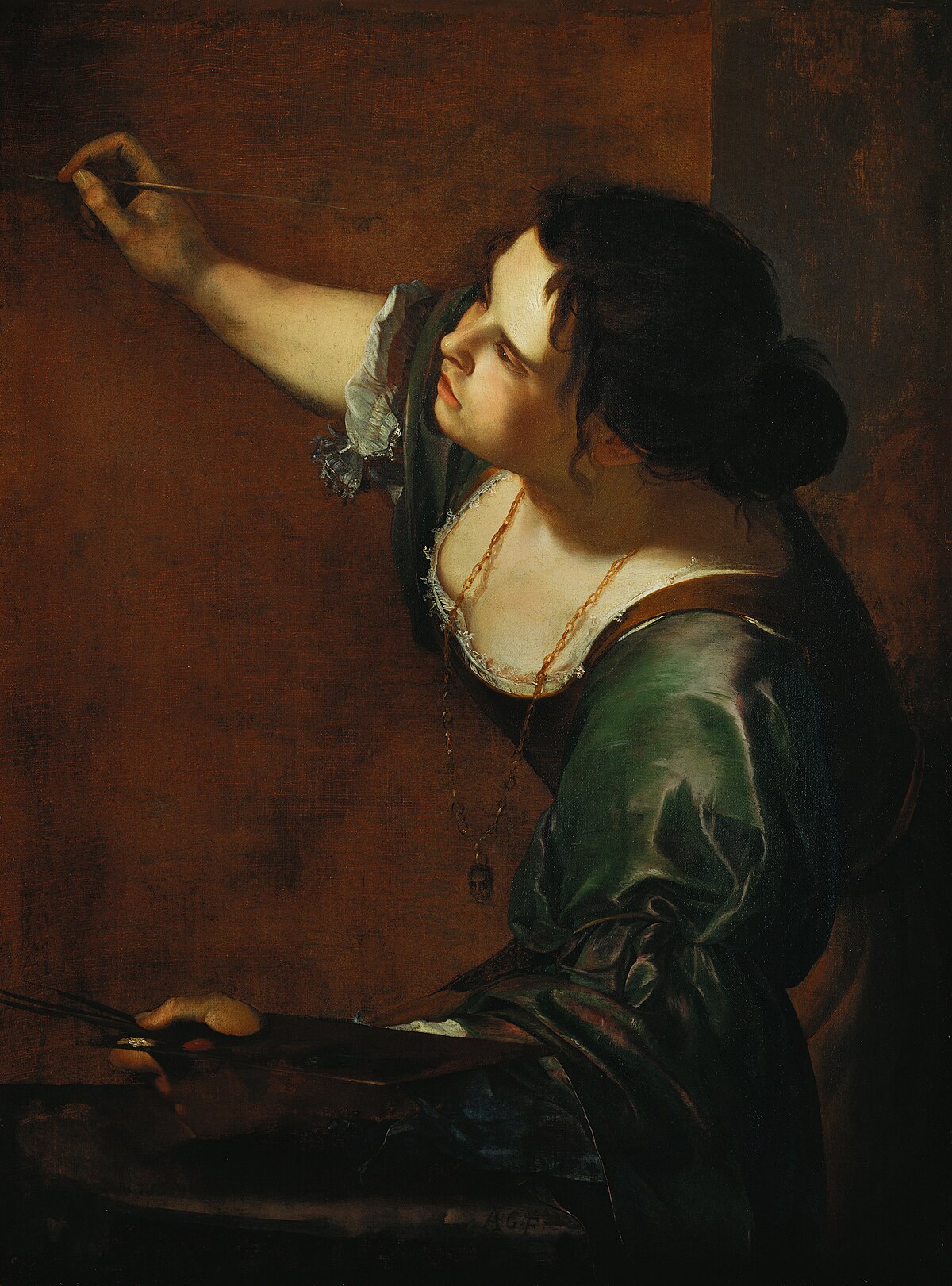 Original painting: Self-Portrait as the Allegory of Painting