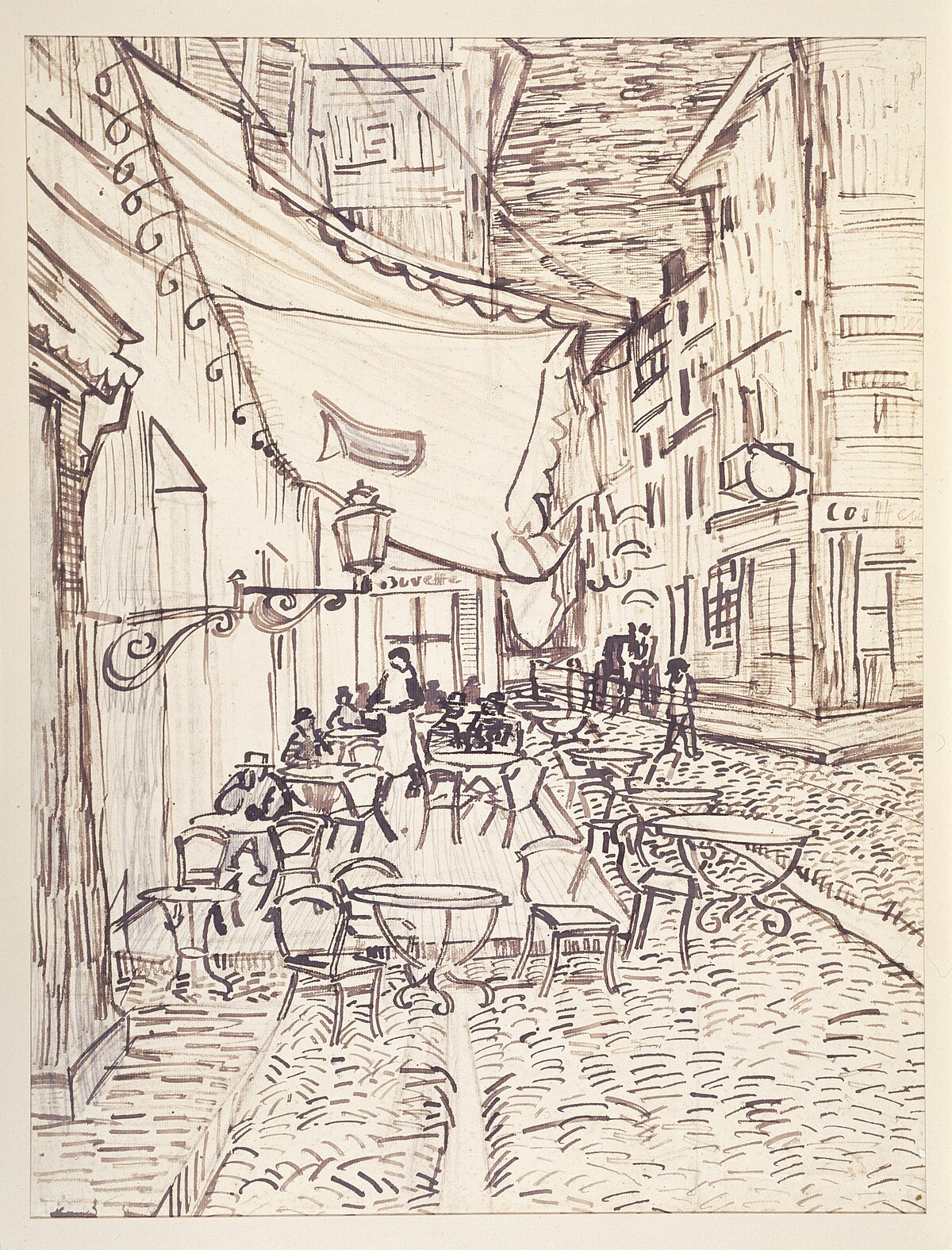 Original painting: Café Terrace at Night