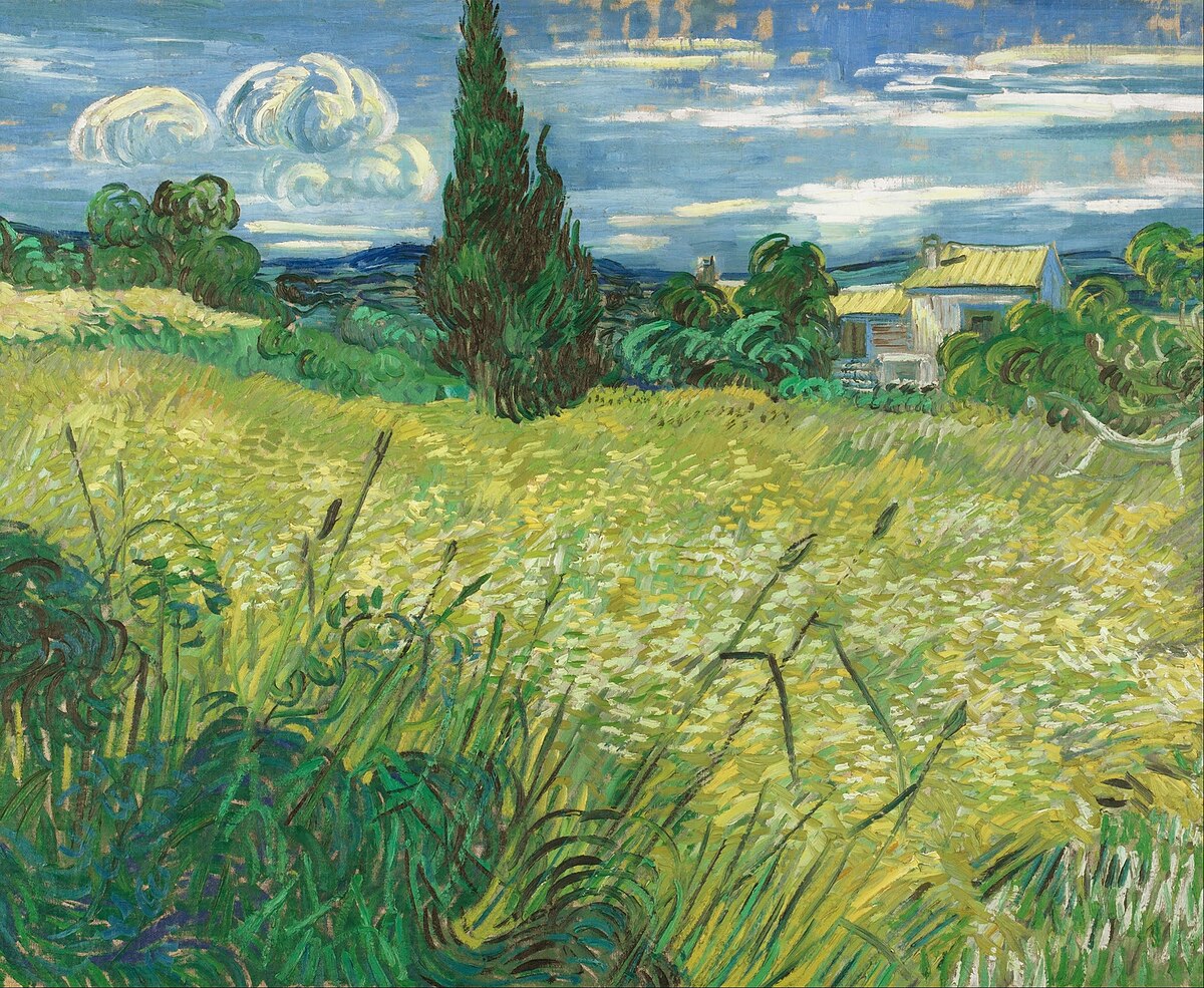 Original painting: Green Wheat Field