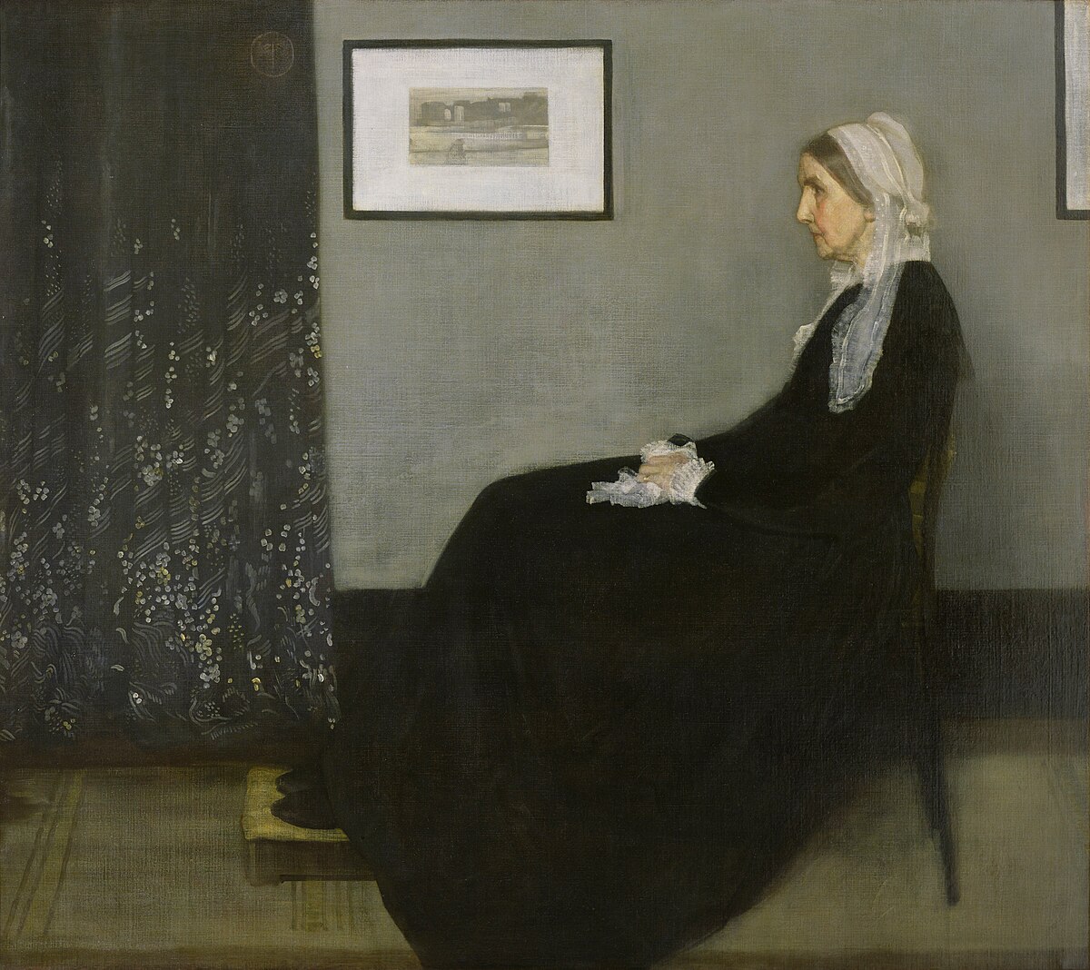 Original painting: Arrangement in Grey and Black No.1