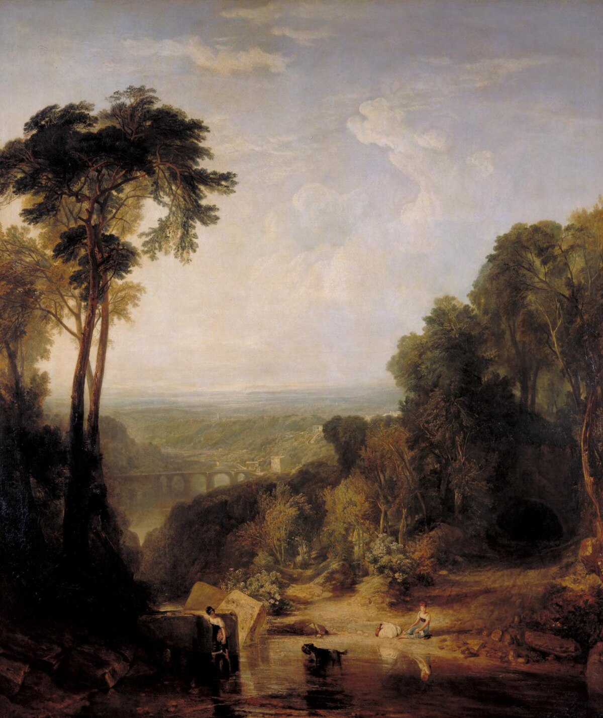 Original painting: Crossing the Brook